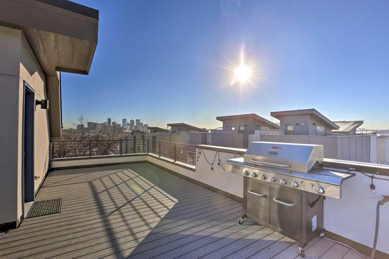 Denver Townhome With Rooftop Deck Walk To Mile High Eksteriør bilde