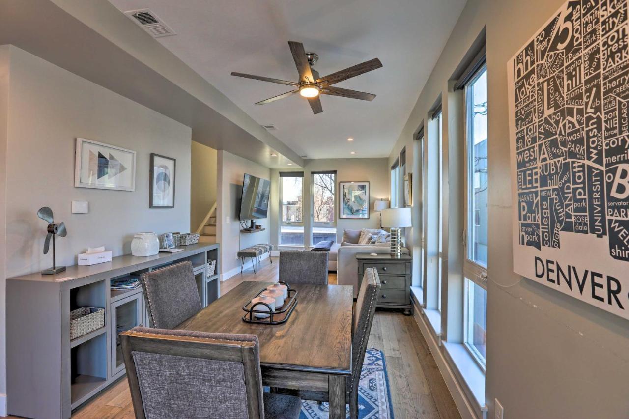 Denver Townhome With Rooftop Deck Walk To Mile High Eksteriør bilde